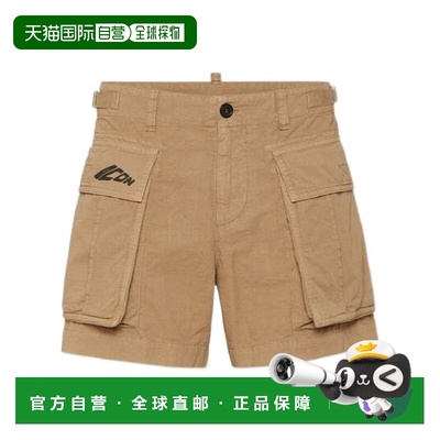 香港直邮Dsquared2 二次方 女士 腰带环工装短裤 S80MU0032D35224