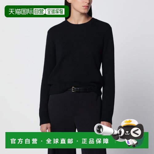 香港直邮LISA YANG 女士 MABLE 圆领羊绒毛衣(黑色) 2022117WSBL