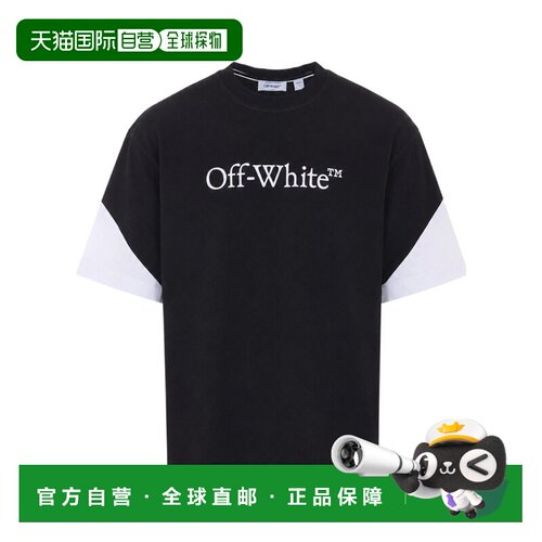 香港直邮OFF-WHITE 男士T恤 OMAA120F26JER01D100 AW2026