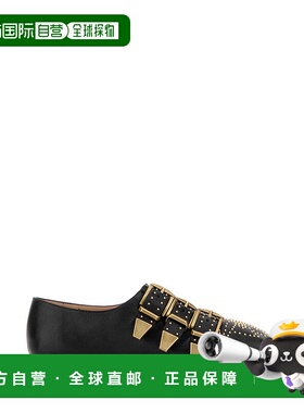 1h可退 香港直邮Chloe 蔻依 女士 Susan 黑色皮质芭蕾平底鞋 CH26