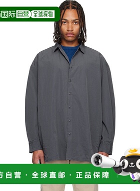 1h可退 香港直邮Casey Casey 男士 灰色 Hamnet 衬衫 25HC301