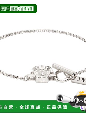 1h可退 香港直邮versace 范思哲 女士 Medusa Rolo Chain 手链 10