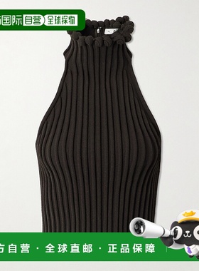 1h可退 香港直邮Alaia 女士 短款罗纹针织上衣 AA9H1347K107B840A