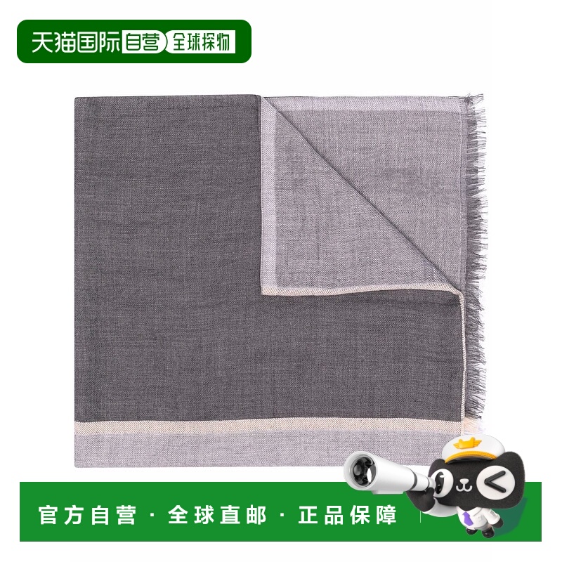 欧洲直邮brunello cucinelli 男士 围巾披肩羊绒真丝