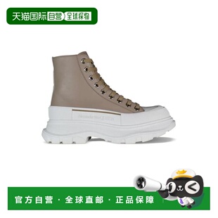 1h可退 香港直邮mcqueen 亚历山大 麦昆 女士 Tread Slick 及踝靴