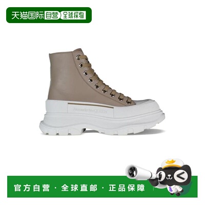 1h可退 香港直邮mcqueen 亚历山大 麦昆 女士 Tread Slick 及踝靴