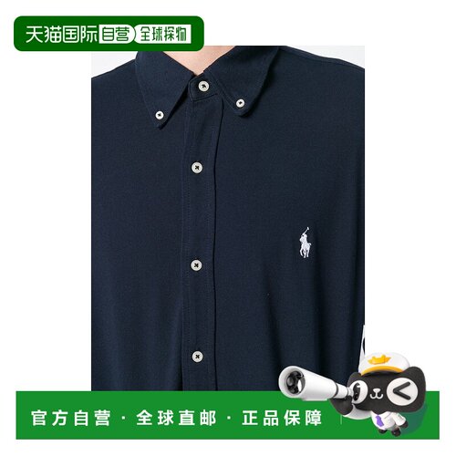 1h可退 香港直邮ralph lauren 拉尔夫劳伦 男士 标志贴标长袖衬衫