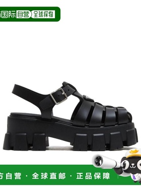 1h可退 香港直邮Prada/普拉达 25SS Monolith泡沫橡胶徽标厚底凉