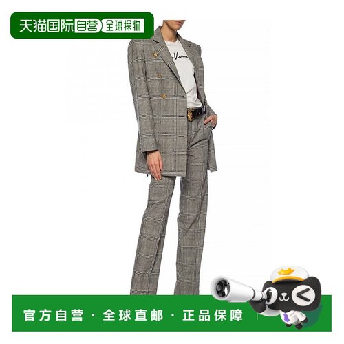 香港直邮Versace logo刺绣T恤 A85757A228806A2048短袖范思哲下摆