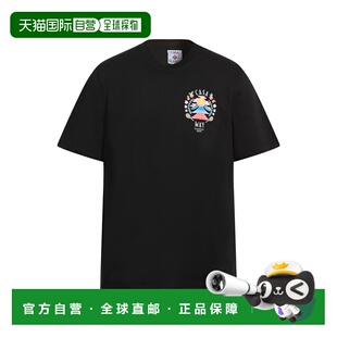 1h可退 香港直邮Casablanca 男士 T恤 black黑色 舒适时尚男装
