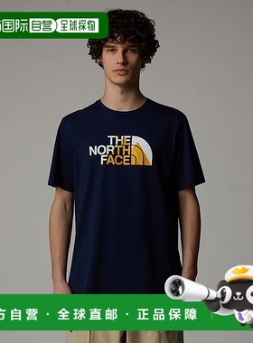 自营欧洲直邮北面男士 Biner Graphic 1 T恤TheNorthFace新款纯棉