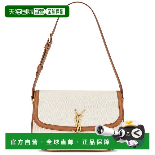 1h可退 香港直邮Saint Laurent 圣罗兰 女士 SOLFERINO 沙色帆布