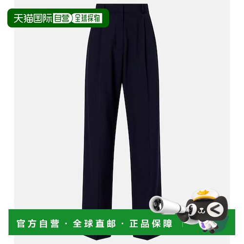 1h可退 香港直邮The Row 女士 Mune 羊毛直筒长裤 11195W446