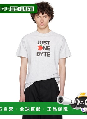 香港直邮Coperni 男士 灰色 Disney 系列 Just One Byte Boxy T