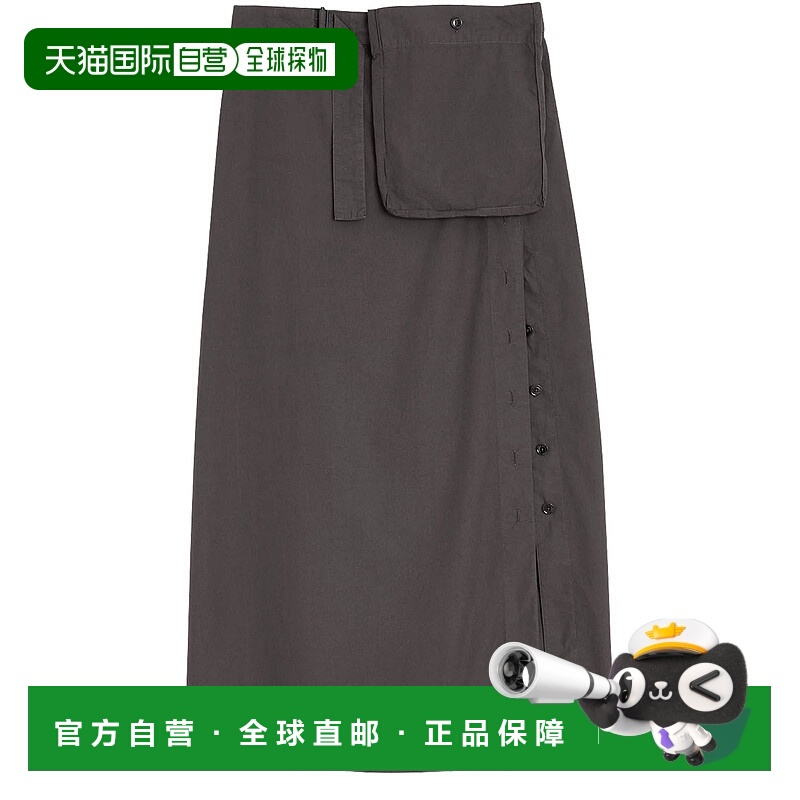 欧洲直邮LEMAIRE 25秋冬  LMA69YC4BRW 女士 半身裙a字裙