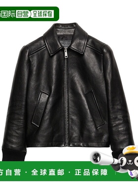 1h可退 香港直邮Prada 长袖皮夹克 58A24317UASOOO