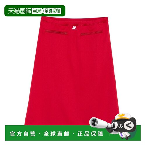 香港直邮COURREGES 女士半身裙 325JJU296JS02504【付后1h可退】