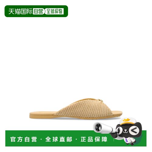 香港直邮LOEWE 女士拖鞋 LLPF465X010NATURAL AW2026 浅棕色凉鞋