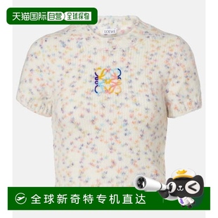 Anagram 1h可退 女士 香港直邮LOEWE 罗纹针织上衣 罗意威