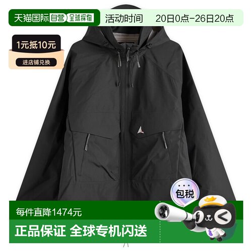 香港直邮Roa 男士 黑色夹克 RBMW0449FA301 black黑色 舒适时尚