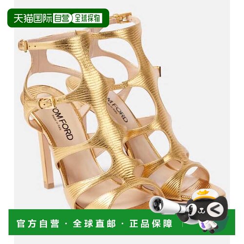 1h可退 香港直邮Tom Ford 汤姆 福特 女士 Paradis 皮质凉鞋