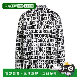 香港直邮versace 范思哲 男士 花纹衬衫 white白色 舒适时尚