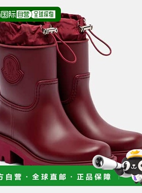 1h可退 香港直邮Moncler 盟可睐 女士 Kickstream 雨靴 red红色