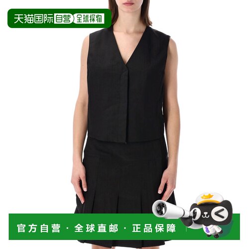 香港直邮Our Legacy 女士 OUR LEGACY SOOT 黑色亚麻混纺夹克 W22