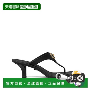 女士 1h可退 香港直郵Versace 范思哲 10209611A109 Alia高跟涼鞋