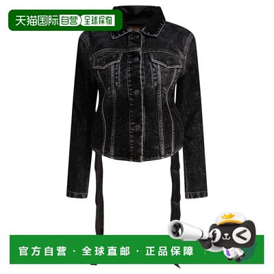 1h可退 香港直邮Balenciaga 巴黎世家 女士 LACES 牛仔布夹克 831
