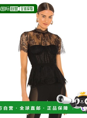 1h可退 香港直邮Simkhai 女士 Kehlani 蕾丝紧身胸衣 SI2193I上衣