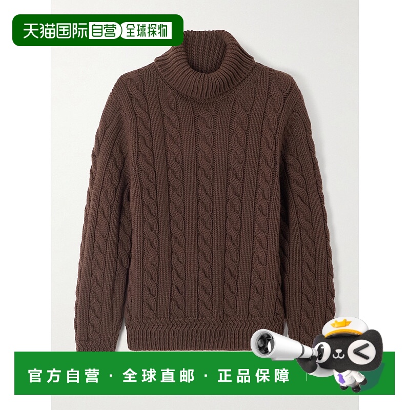 香港直邮Bally 巴利 女士 粗线针织羊毛高领毛衣 WKN0BRWO039