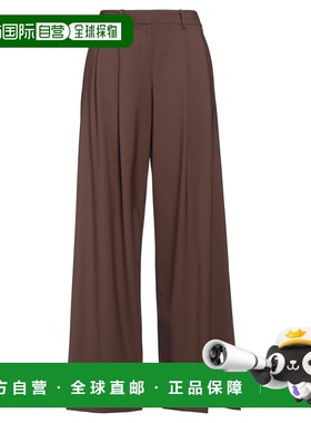 1h可退 香港直邮THEORY 希尔瑞 女士 休闲长裤 brown棕色 舒适时