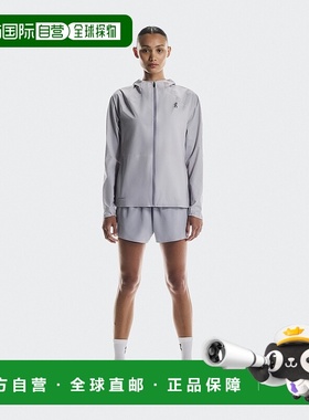 自营欧洲直邮ON昂跑 Performance系列女士浅灰色热塑性聚氨酯连帽