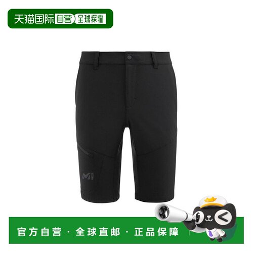 自营欧洲直邮MILLET觅乐 WANAKA STRETCH II男士黑色短裤