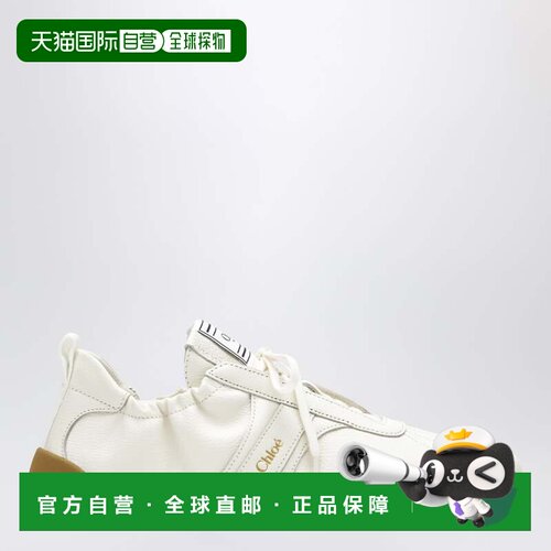 香港直邮Chloe 蔻依 女士 Kick 白色皮质运动鞋 CH26A15RYJ122