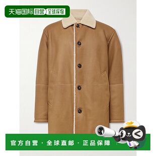 1h可退 香港直邮Loro Piana 诺悠翩雅 男士 Alberto 毛羊皮大衣 F