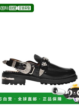 香港直邮Toga Pulla 黑色裹踝乐福鞋 FTGPW107009021厚底