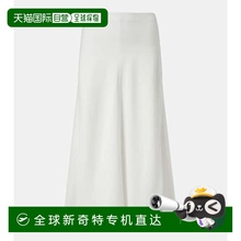 1h可退 香港直邮VINCE 女士 中腰中长半身裙 white白色 舒适时尚