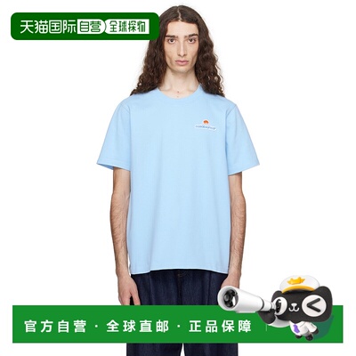 香港直邮Casablanca 男士 蓝色 Montagne Patch T 恤 MPF25JTS001