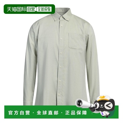 1h可退 香港直邮Barbour 巴伯尔 男士 纯色衬衫 green绿色 舒适时