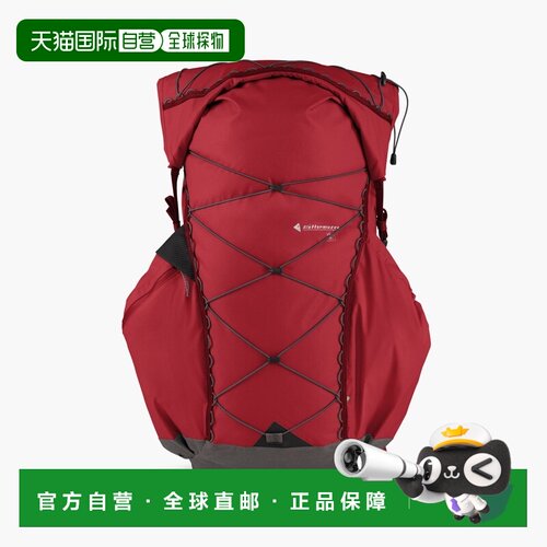 自营欧洲直邮Klattermusen攀山鼠 Vån男士赤褐色尼龙防水徒步背包