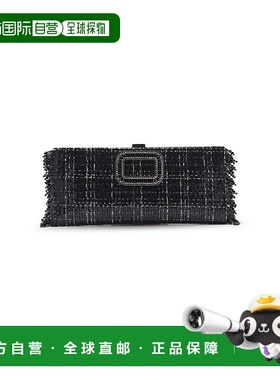 香港直邮ROGER VIVIER 罗杰 维维亚 女士 Pilgrim 粗花呢手包