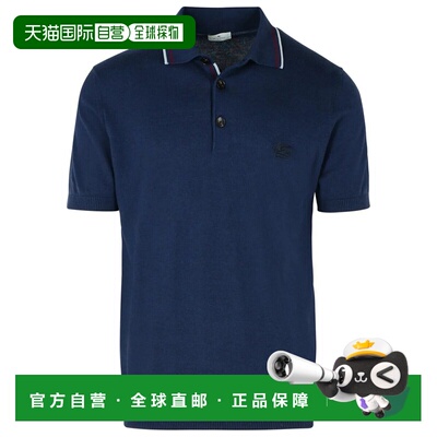 1h可退 香港直邮ETRO 男士T恤 MRKF0004AU067B3895 CO 深蓝色 Etr