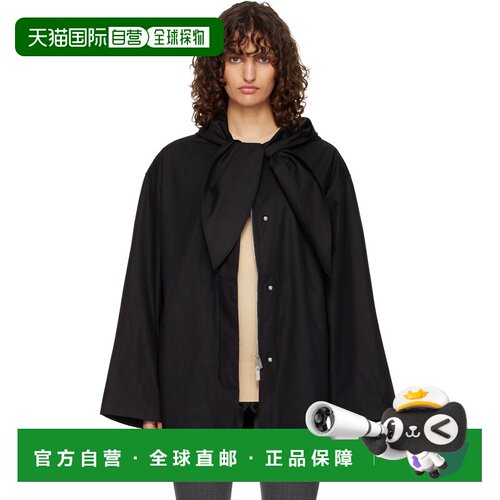 1h可退 香港直邮toteme 女士 TOTEME 黑色 Technical Scarf 夹克