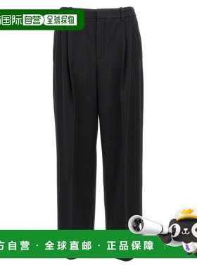 1h可退 香港直邮Saint Laurent 圣罗兰 男士 腰带环长裤 796137Y1