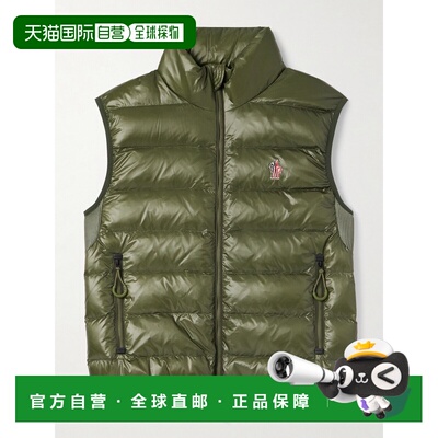 1h可退 moncler 盟可睐 男士 Logo-Appliqued 网纱边绗缝