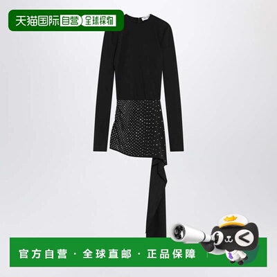 香港直邮The Attico 女士 thermostrass 迷你黑色连衣裙 250WCA00