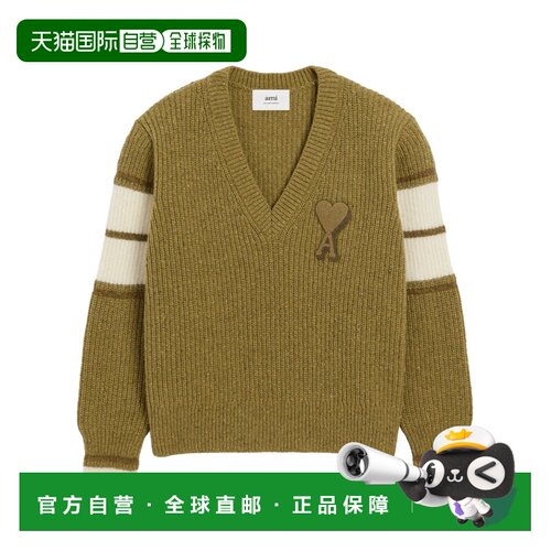 1h可退 香港直邮Ami Paris 男士针织衫 UKS823KN0111374 AW2025