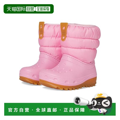 香港直邮Crocs 卡骆驰 女童 Neo Puff 经典款靴子(Little Kid/Tod
